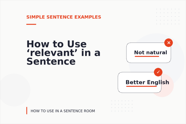 How to Use ‘relevant’ in a Sentence