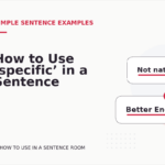 How to Use ‘specific’ in a Sentence