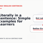 Literally in a Sentence: Simple Examples for Learners