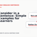 Consider in a Sentence: Simple Examples for Learners