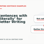 Sentences with ‘literally’ for Better Writing