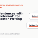 Sentences with ‘relevant’ for Better Writing