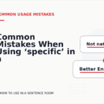 Common Mistakes When Using ‘specific’ in a Sentence