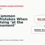 Common Mistakes When Using ‘at the moment’ in a Sentence